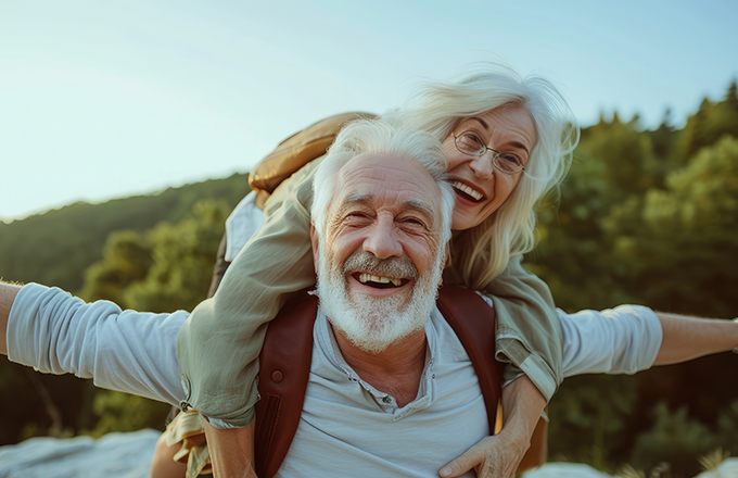 Healthy couple; reasons why you need a body scan include better health and longevity