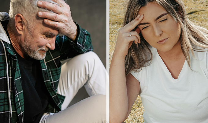 Headaches are a painful symptom associated with microvascular ischemic disease