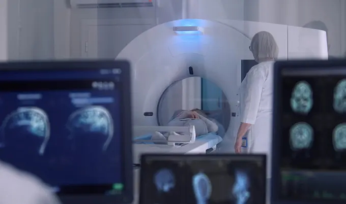 Chronic microvascular ischemic disease diagnosed by MRIs and CT scans